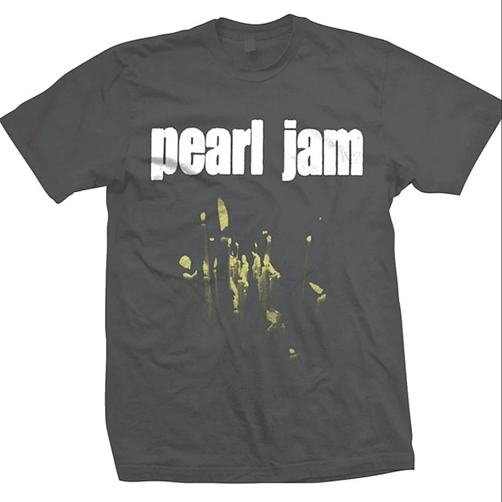 Pearl Jam Candle Lightweight Charcoal Gray Shirt - Picture 1 of 3